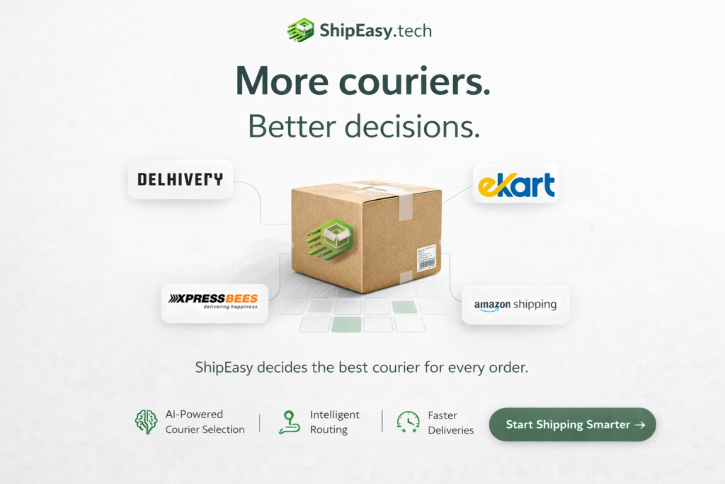 choose best courier service in India using multi courier platform like ShipEasy