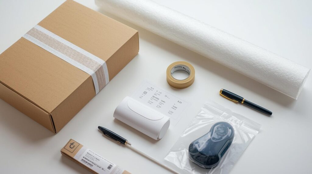 what you need before sending courier in India packaging materials and label